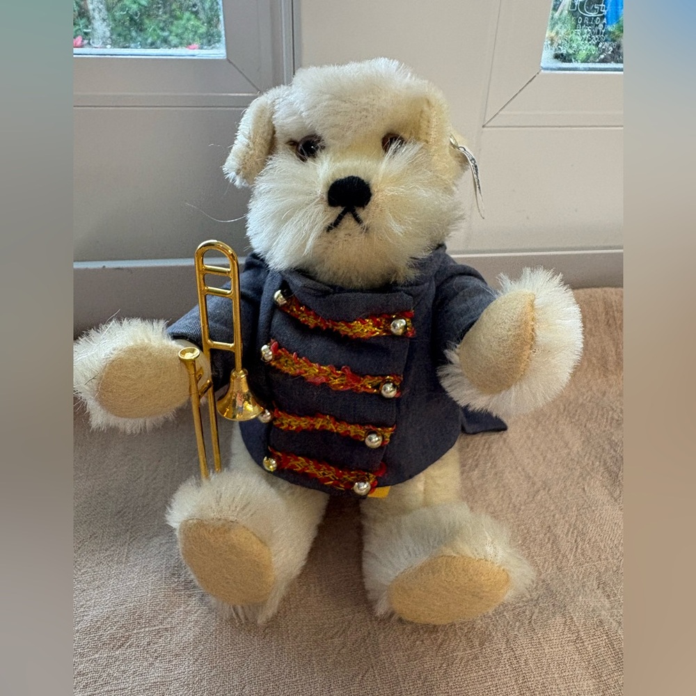Vintage Steiff Circus Band Dog 1988, Limited Edition 2312/5000
